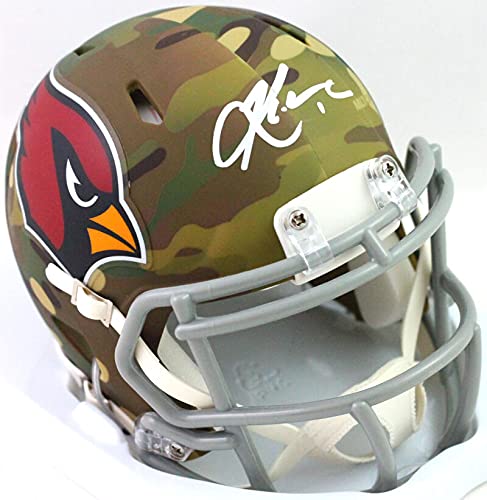 Kyler Murray Autographed Arizona Cardinals Camo Mini Helmet FRONT- Beckett W White - 757 Sports Collectibles