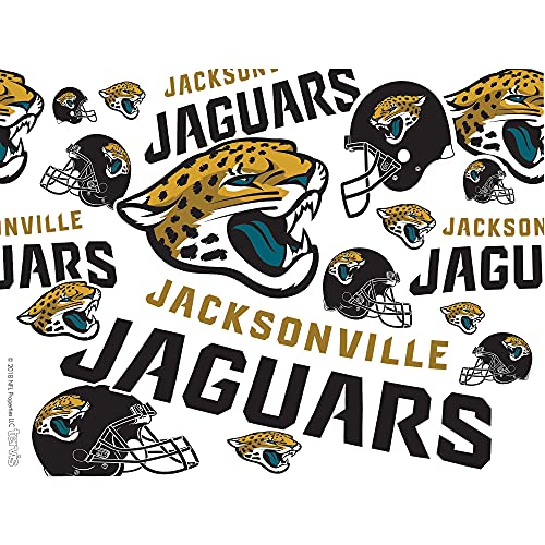 Tervis Made in USA Double Walled NFL Jacksonville Jaguars Insulated Tumbler Cup Keeps Drinks Cold & Hot, 24oz, All Over - 757 Sports Collectibles