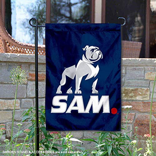 College Flags & Banners Co. Samford Bulldogs New Logo SAM Garden Flag - 757 Sports Collectibles