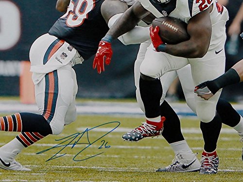 Lamar Miller Autographed Houston Texans 16x20 vs Bears Photo- JSA W Auth - 757 Sports Collectibles