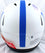 Michael Strahan Autographed NY Giants F/S Lunar Speed Authentic Helmet-Beckett W Hologram Blue - 757 Sports Collectibles