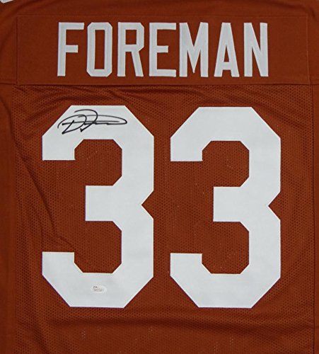 D'onta Foreman Autographed Orange College Style Jersey- JSA W Auth - 757 Sports Collectibles