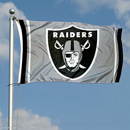 WinCraft Las Vegas Raiders Silver Flag - 757 Sports Collectibles