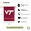 Virginia Tech Flag Double Sided 3-Ply Hokies VT Flags Banners 100% Polyester Indoor Outdoor (House Flag A) - 757 Sports Collectibles