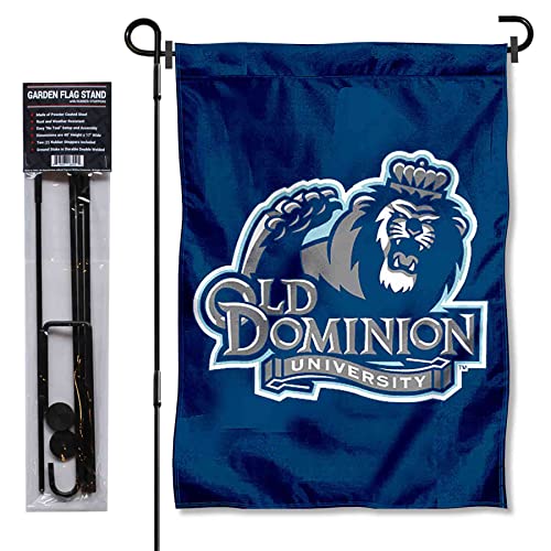 Old Dominion Monarchs Garden Flag with Pole Stand Holder - 757 Sports Collectibles