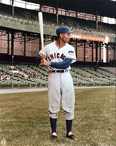Cubs Ernie Banks 8x10 PhotoFile Grey Jersey Batting Stance Photo Un-signed - 757 Sports Collectibles