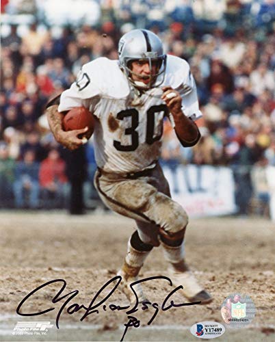 Mark van Eeghan Autographed Oakland Raiders 8x10 Photo - BAS COA (Vertical) - 757 Sports Collectibles