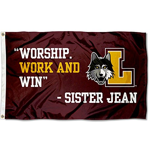 College Flags & Banners Co. Loyola Chicago Ramblers Sister Jean Flag - 757 Sports Collectibles