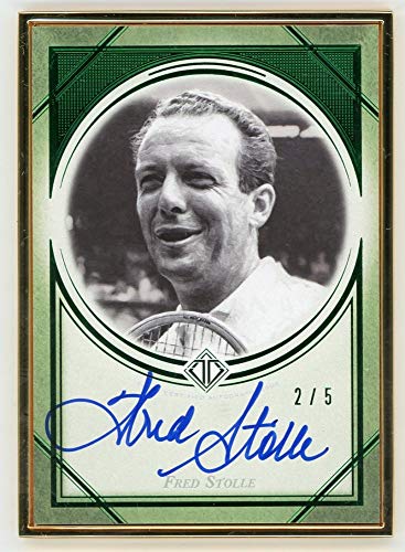 Fred Stolle 2020 Topps Transcendent Tennis Autographed Card 2/5 - 757 Sports Collectibles