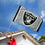 WinCraft Las Vegas Raiders Silver Flag - 757 Sports Collectibles