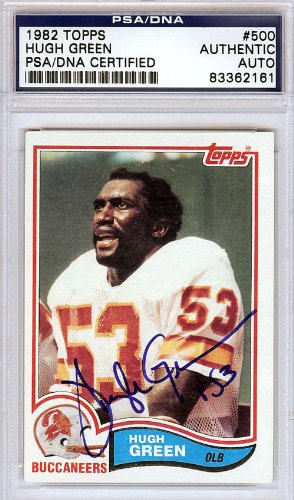 Hugh Green Autographed 1982 Topps Rookie Card PSA/DNA #83362161