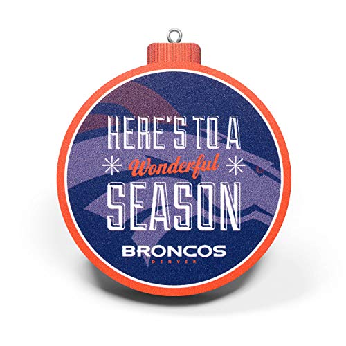 YouTheFan NFL Denver Broncos 3D Logo Series Ornament - 757 Sports Collectibles