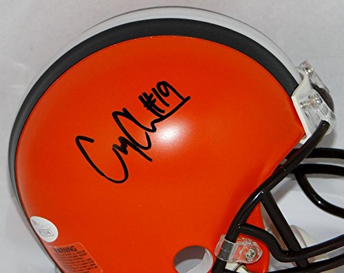 Corey Coleman Autographed Cleveland Browns Mini Helmet- JSA Witnessed Auth - 757 Sports Collectibles