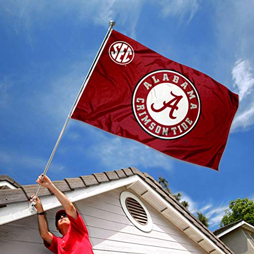 College Flags & Banners Co. Alabama Crimson Tide SEC 3x5 Flag - 757 Sports Collectibles