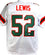 Ray Lewis Autographed White College Style Jersey - Beckett W Auth 2 - 757 Sports Collectibles