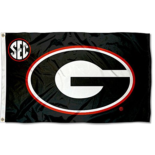 College Flags & Banners Co. Georgia UGA Bulldogs SEC 3x5 Flag - 757 Sports Collectibles