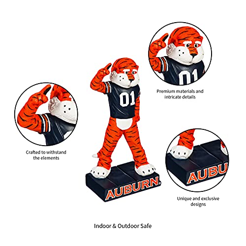 Team Sports America NCAA Auburn University Fun Colorful Mascot Statue 12 Inches Tall - 757 Sports Collectibles