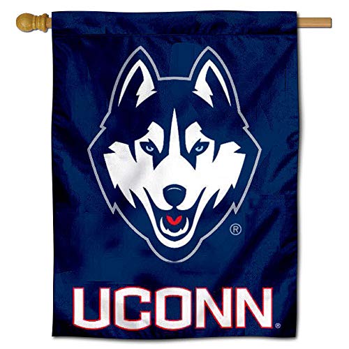 Connecticut Huskies House Flag Banner - 757 Sports Collectibles