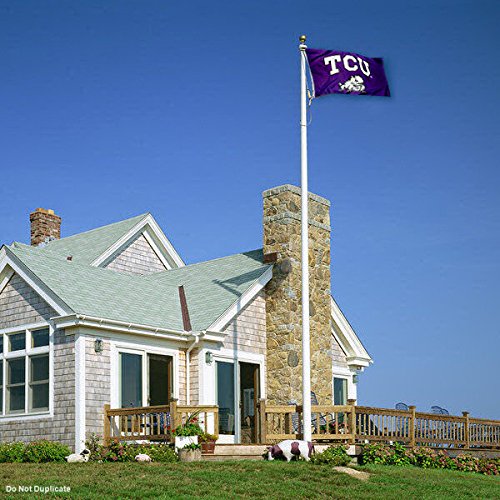 College Flags & Banners Co. Texas Christian Horned Frogs Double Sided Flag - 757 Sports Collectibles