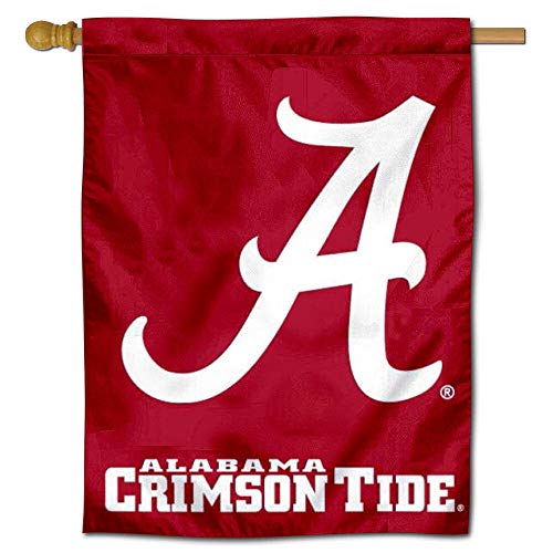 Alabama Crimson Tide A Logo House Flag Banner - 757 Sports Collectibles