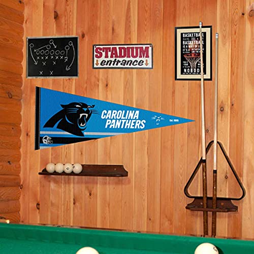 WinCraft Carolina Panthers Pennant Banner Flag - 757 Sports Collectibles