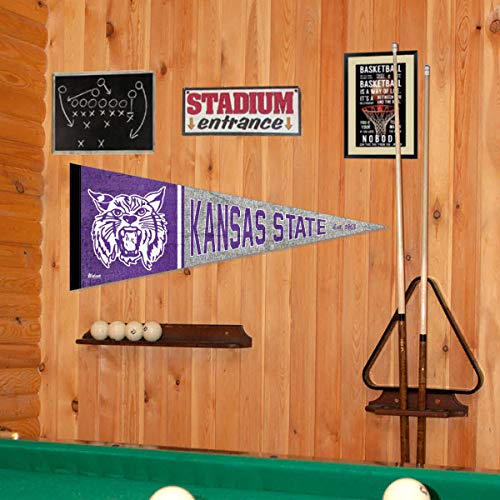 Kansas State Wildcats Pennant Throwback Vintage Banner - 757 Sports Collectibles