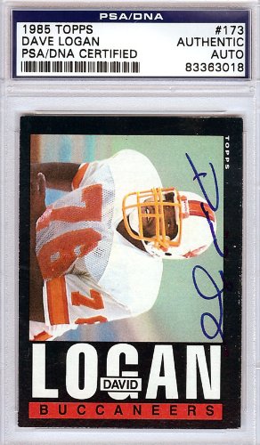 Dave Logan Autographed 1985 Topps Rookie Card PSA/DNA #83363018