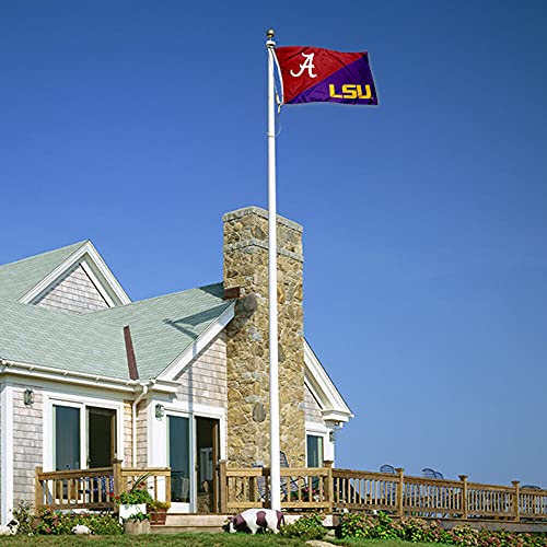 Alabama vs LSU House Divided 3x5 Flag Rivalry Banner - 757 Sports Collectibles