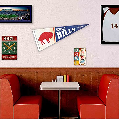 WinCraft Buffalo Bills Throwback Vintage Retro Pennant Flag - 757 Sports Collectibles