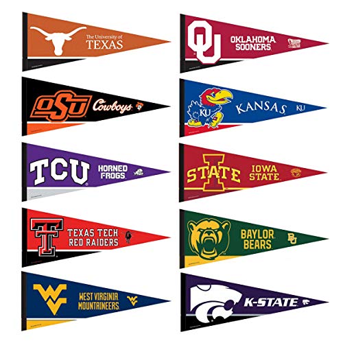 Big 12 Conference College Pennant Set - 757 Sports Collectibles