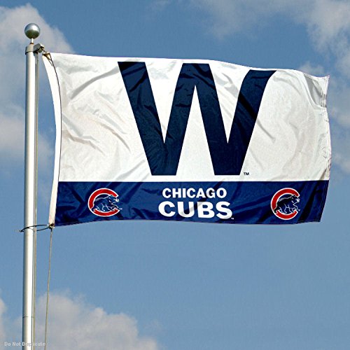 Chicago Baseball Win W Flag - 757 Sports Collectibles