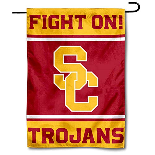 College Flags & Banners Co. USC Trojans Fight On Garden Flag - 757 Sports Collectibles