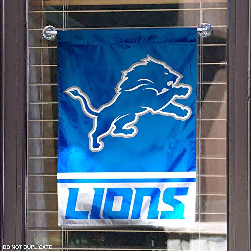 WinCraft Detroit Lions Double Sided Garden Flag - 757 Sports Collectibles