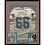 Framed Autographed/Signed Larry Little"HOF 93" 33x42 Miami Dolphins White Football Jersey JSA COA