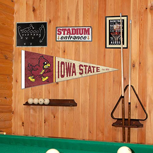 Iowa State Cyclones Pennant Throwback Vintage Banner - 757 Sports Collectibles