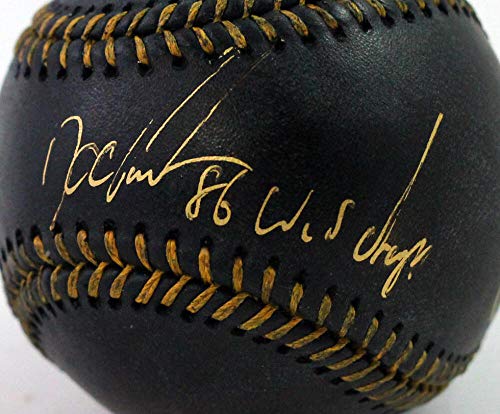 Doc Gooden Autographed Rawlings OML Black Baseball w/ 86 WS Champs - JSA W Auth Thin - 757 Sports Collectibles