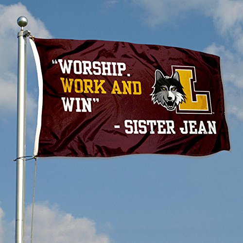 College Flags & Banners Co. Loyola Chicago Ramblers Sister Jean Flag - 757 Sports Collectibles