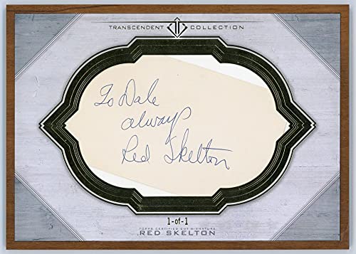 Red Skelton 2017 Topps Transcendent Oversized Cut Signature Autograph 1/1 - 757 Sports Collectibles