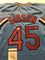 Autographed/Signed Bob Gibson St. Louis Blue Baseball Jersey JSA COA