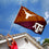 College Flags & Banners Co. Texas vs. Texas A&M House Divided 3x5 Flag - 757 Sports Collectibles