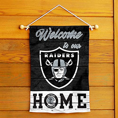 WinCraft Las Vegas Raiders Welcome Home Decorative Garden Flag Double Sided Banner - 757 Sports Collectibles