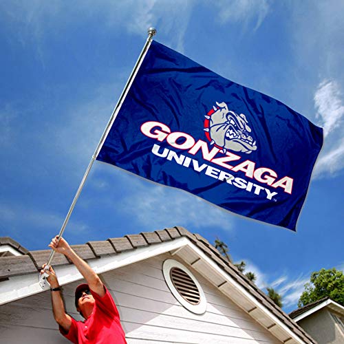 College Flags & Banners Co. Gonzaga Bulldogs Wordmark Flag - 757 Sports Collectibles