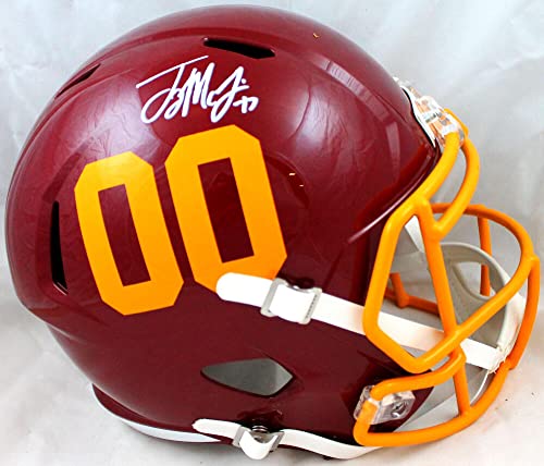 Terry McLaurin Autographed Washington Football Team F/S Speed Helmet-Beckett W Hologram White - 757 Sports Collectibles