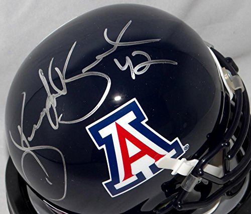 Brooks Reed Signed Arizona Wildcats Schutt Mini Helmet Silver- JSA W Auth - 757 Sports Collectibles