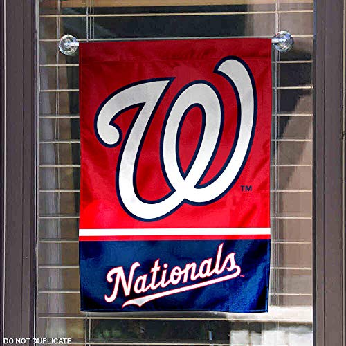 WinCraft Washington Nationals Double Sided Garden Flag - 757 Sports Collectibles