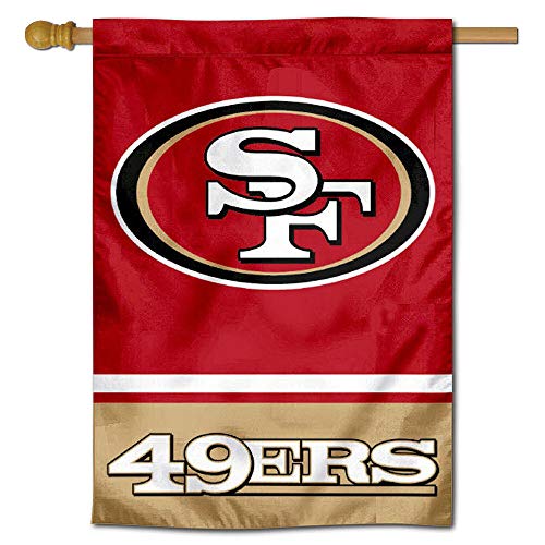 WinCraft San Francisco 49ers Two Sided House Flag - 757 Sports Collectibles