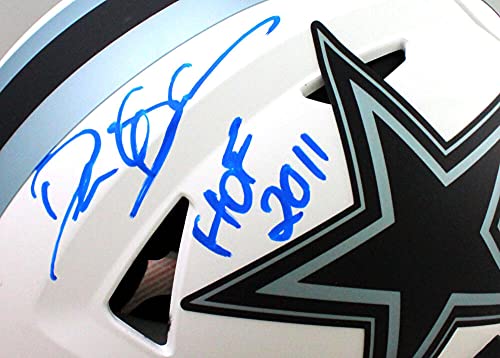 Deion Sanders Autographed Dallas Cowboys Lunar SpeedFlex F/S Helmet w/HOF- Beckett W Blue - 757 Sports Collectibles
