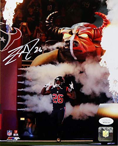 Lamar Miller Signed Houston Texans 8x10 Smoke and Flames PF Photo- JSA W Auth - 757 Sports Collectibles