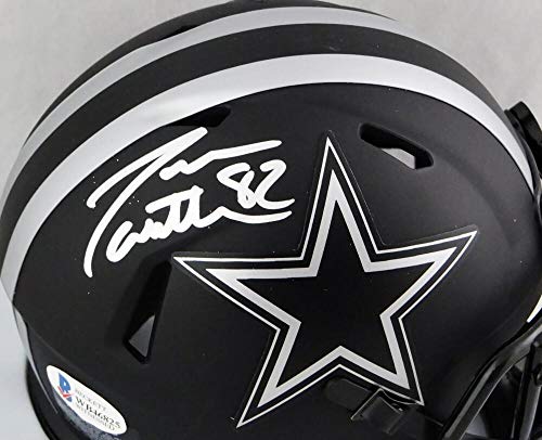 Jason Witten Autographed Dallas Cowboys Eclipse Mini Helmet- Beckett W Silver - 757 Sports Collectibles