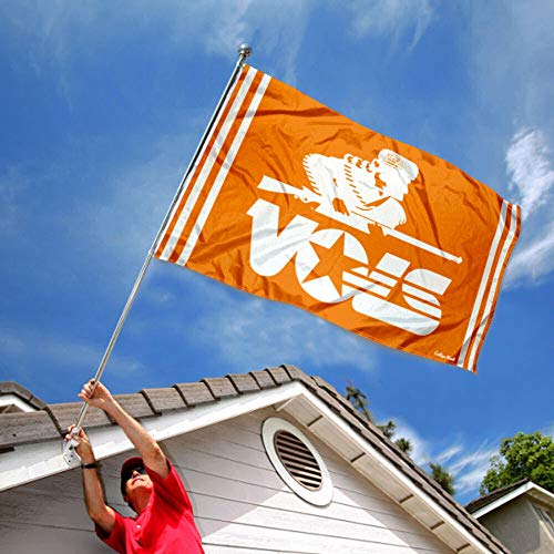 College Flags & Banners Co. Tennessee Volunteers Vintage Retro Throwback 3x5 Banner Flag - 757 Sports Collectibles